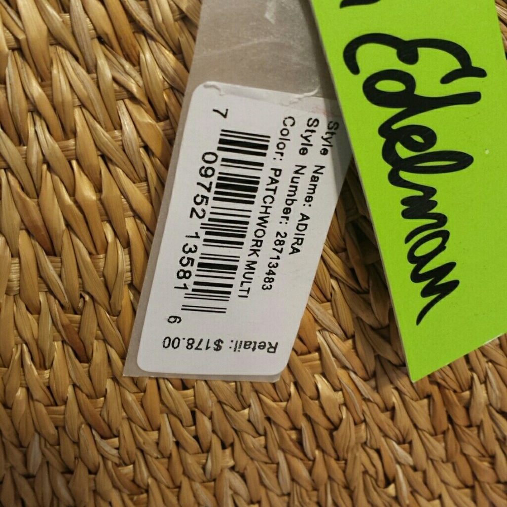 Sam Edelman fabric/straw bag - Picture 2 of 5